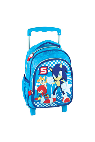SONIC THE HEDGEHOG Sonic Ariciul Trio rucsac cu roți pentru grădiniță, geantă...