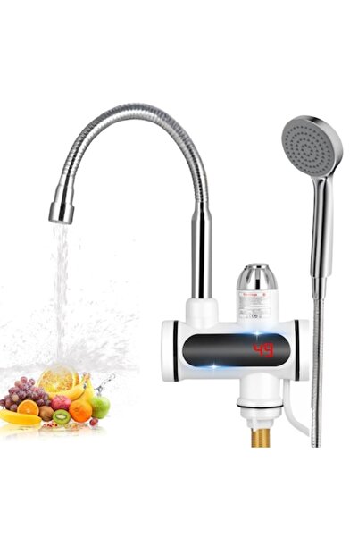 Infiniteea Robinet electric pentru încălzire instantanee a apei cu duș integr...