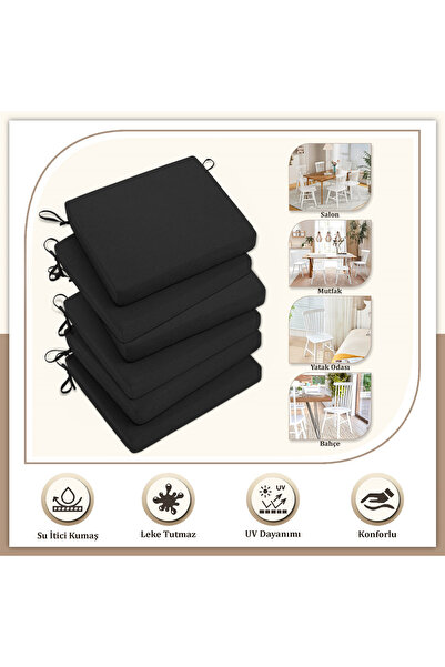 Monolisse Canvas 6-Piece Black Liquid-Proof Stain-Resistant Zippered Lace-Up ...