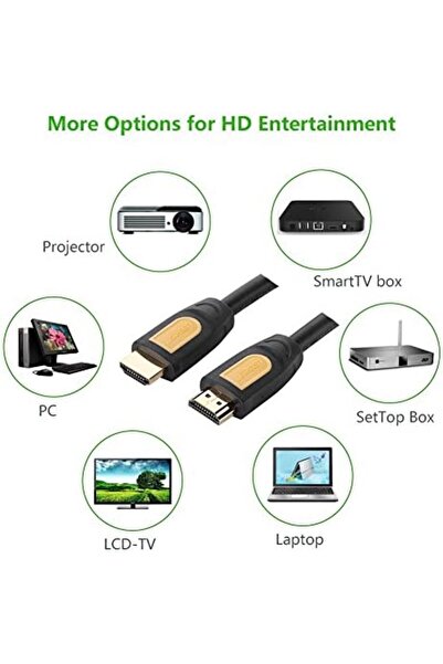 Yıldızan كابل ألبيمو 4K HDMI، 1 متر، أسود 888483