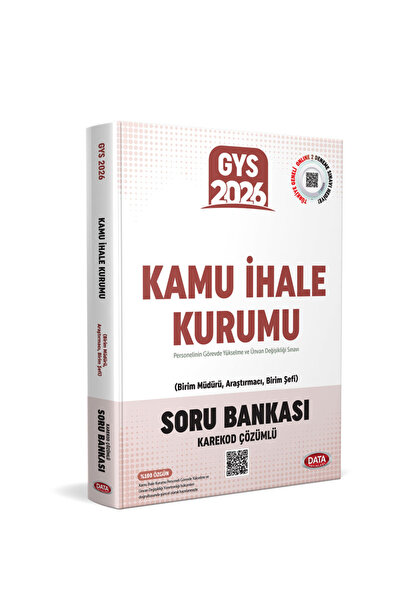 Data Yayınları Kamu İhale Kurumu GYS Soru Bankası - Karekod Çözümlü 2026
