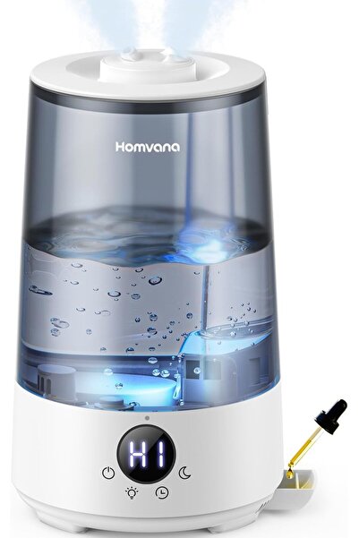 HOMVANA Air Humidifier, 3-in-1, Top-Fill, 360°, Aromatherapy, 3.6 L, 34-hour,...