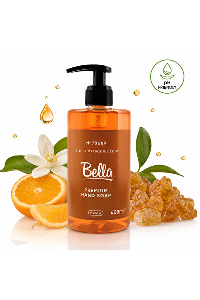 Bella Sapun lichid, aroma Elemi și Flori de Portocal, Compatibil cu pH-ul al ...