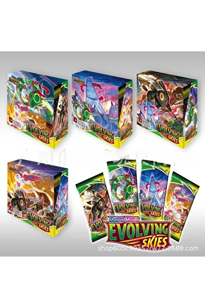Choice12 evolving--1box Super Hot 360PCS Pokemon TCG Game Collection Foil Car...