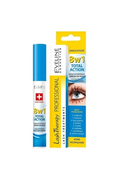 Eveline Ser Gene 8 in 1 Total Action, pentru gene mai lungi, mai dense si mai...