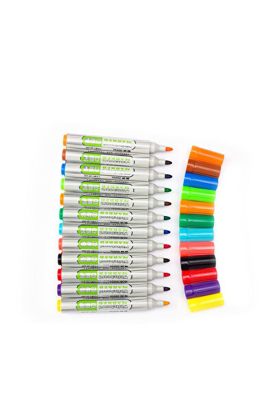 Choice 2.6mm 12pcs Mix Whiteboard Marker – Temporary Window Art, Wall Decor P...
