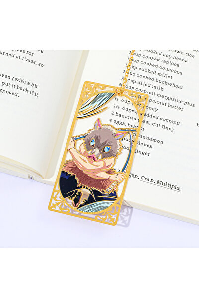 Choice1 funko SQ2355 Demon Slayer Anime Metal Bookmark with Chain Tanjiro Ren...