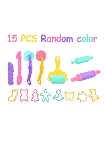 Choice3 15pcs random color 4-45pcs Kids Play Dough Tool Kit Various Animal Mo...