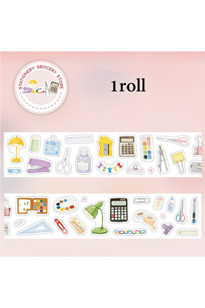 Choice شريط واشي S31699-4 من Mr. Paper بطول 200 سم/لفة، شريط لاصق مقطوع للقرط...