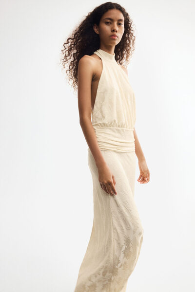 H&M Halter Yakalı Maksi Elbise