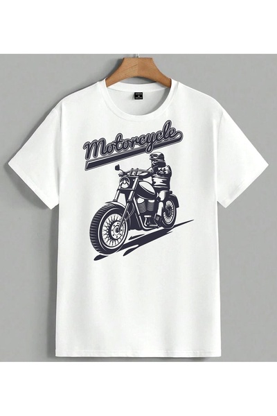 ELFERA Kultura motociklističke kulture retro printane unisex majice preveliko...