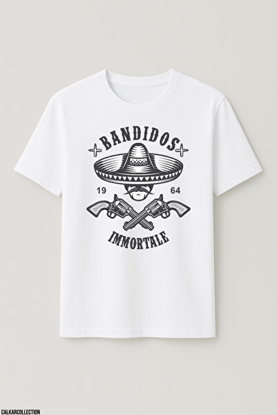 CALKARCOLLECTION Unisex Oversize Bandidos Immortale Tshirt