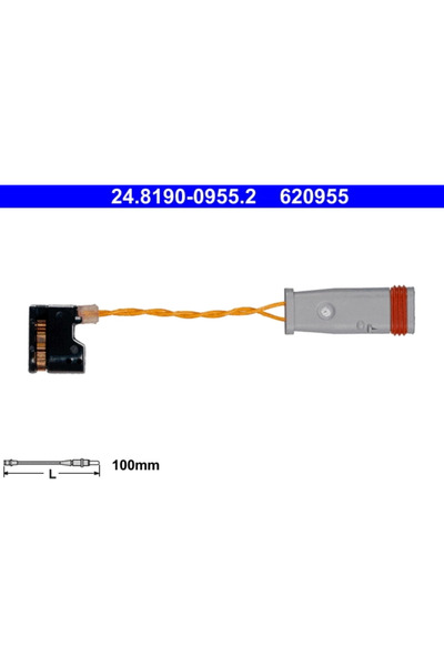 Ate Senzor De Avertizare,Uzura Placute De Frana 24.8190-0955.2 Mercedes-Benz ...