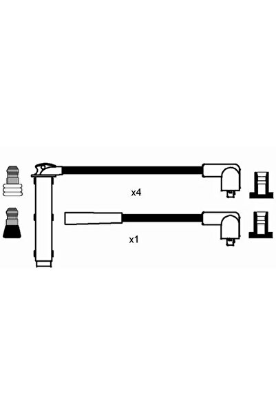 NGK Set Cablaj Aprinder 0890 Lotus Elise Mg Mg Tf/Mg Zr/Mgf Rover 200 2/400 2...