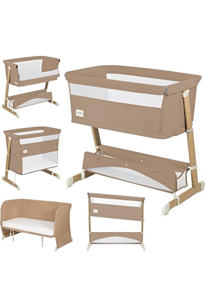 Lionelo Thomi Plus 5-in-1 Cot for Baby (0-4 Years), Co-Sleeper, Freestanding ...