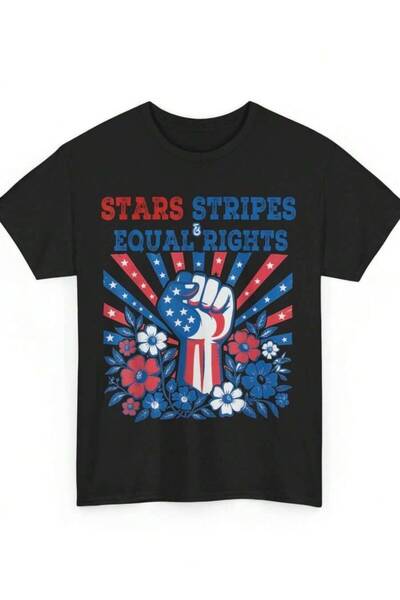 9TAY Versatile Universally Flattering, This Fourth Shirt, Stars Stripes Equal...