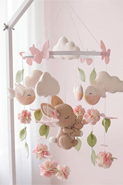 EFSBABY (MÜZİKLİ)Bebek Beşik Dönencesi Eğitici Oyuncak Bebek Odası