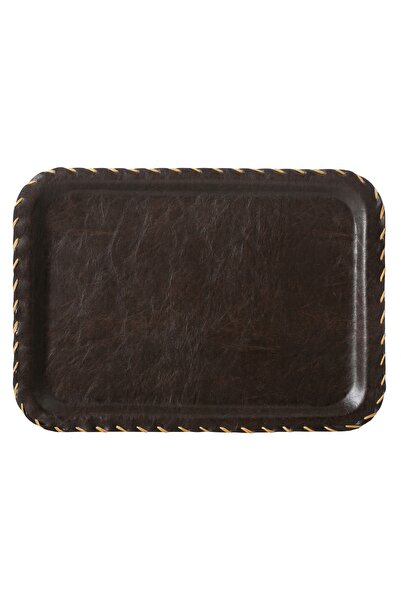 Mudo Concept VINTAGE DİKDÖRTGEN TEPSİ 24X34 CM KOYU KAHVE