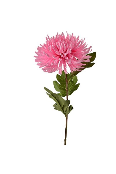 MONDEX Floare artificială sintetică Crizantemă Viridis 75cm roz 1 buc.