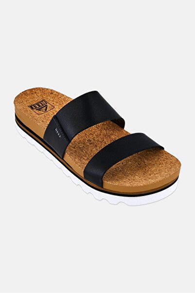 Reef Women Cushion Vista Hi Slip On Sandal, Black