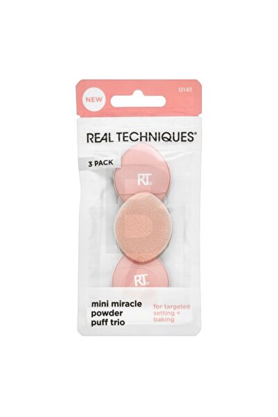 Real Techniques Mini Miracle Powder Puff Trio – powder puff