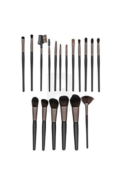 MIMO Makeup Brush Set Black – 18-piece brush set