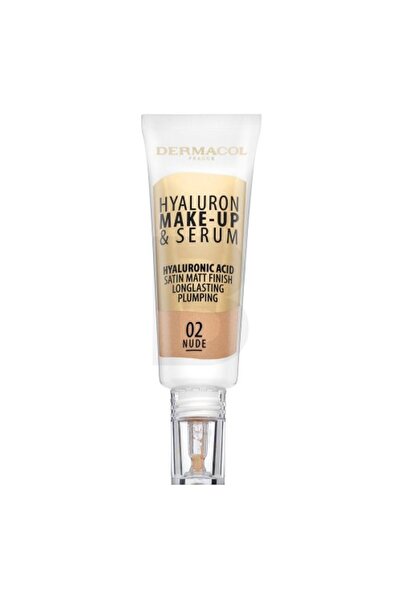 Dermacol Hyaluron Make-up & Serum – machiaj cu acid hialuronic 02 Nude 25 g
