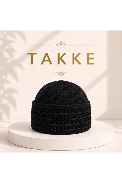 Takke ®Siper Premium Kalın Erkek Namaz Takkesi Dört Mevsim