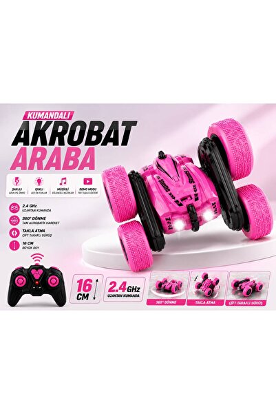 scntoys Uzaktan Kumandalı Işıklı Şarjlı 2.4 Ghz Müzikli Demolu Kırılmaz Akrob...