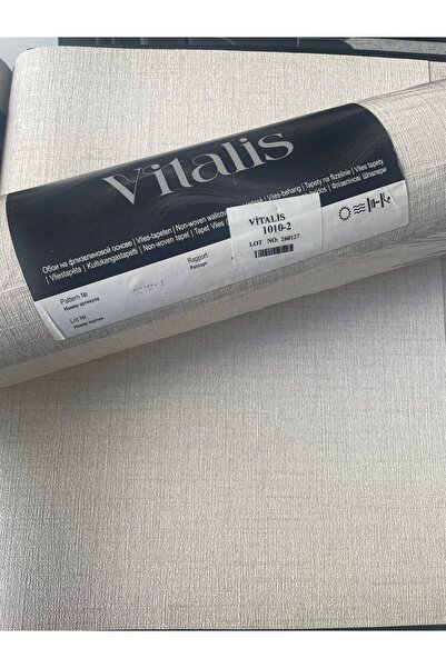 borella Vitalis 1010-2 Krem Bej Dokulu Duvar Kağıdı | Silinebilir, Yıkanabili...
