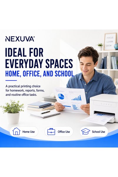 Nexuva Compatible HP 205A Toner Cartridge 4-Pack Set, Black Cyan Magenta Yellow