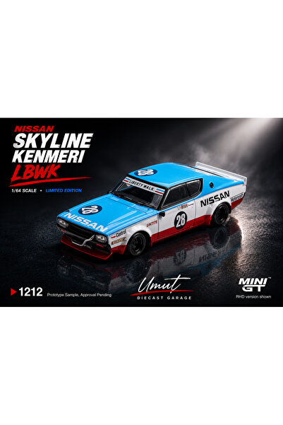 mini gt Nissan Skyline Kenmeri Liberty Walk Nissan Racing'75 Concept Mgt01212