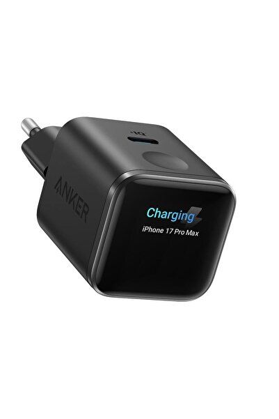 Anker Nano Akıllı Ekranlı Şarj Aleti 45w - Siyah