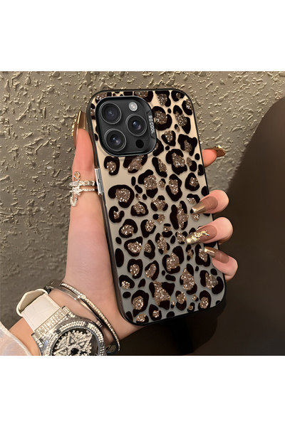 CASEVIBE iPhone 16 Pro Max Uyumlu Leopar desenli şık darbeye dayanıklı telefo...
