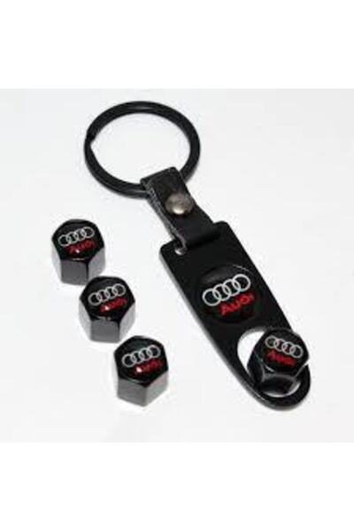 GARDENAUTO غطاء سيبوب وسلسلة مفاتيح خاصة بمركبة Audi