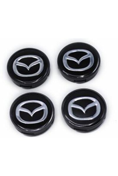 GARDENAUTO Mazda Snap-On Black 55/58 mm Wheel Hub