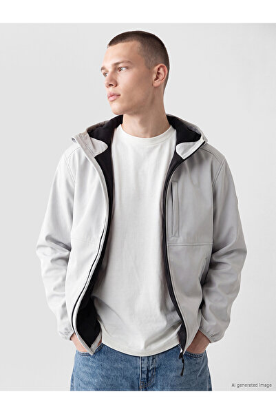 LC Waikiki Xside Gray Regular Fit Hooded Men's Jacket