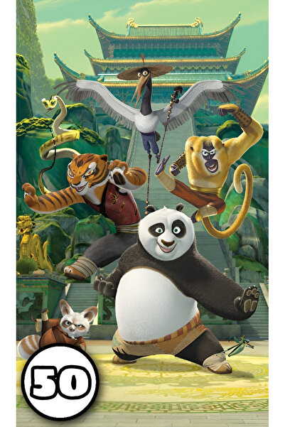 Kung-Fu Panda Βιβλίο ζωγραφικής, 50 εικονογραφήσεις Kung Fu Panda, A4