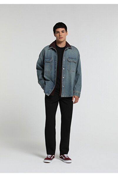 Colin's Regular Fit Mid-Rise Straight Leg Men's Anthracite Trousers