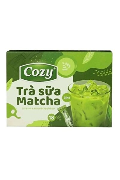 COZY Ceai cu lapte Matcha 3 în 1 (18*17g) (TRA SUA MATCHA)