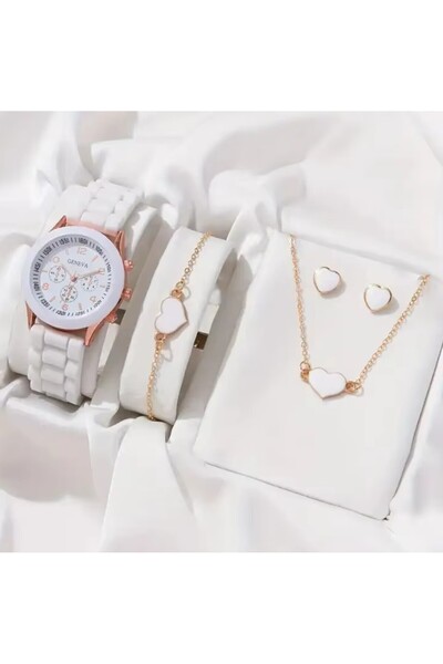 REDz Accessories Σετ Κοσμημάτων και Γυναικείο Ρολόι  "Chic Heartbeat ", Μοντέ...
