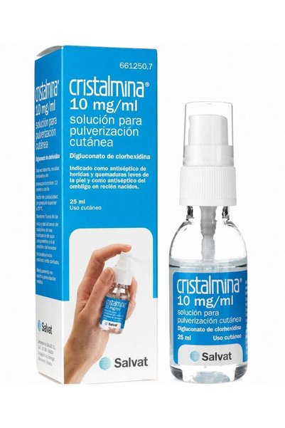 CRISTALMINA 10mg/ml Antiseptic Solution Spray 25ml