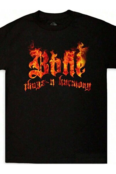 Astogria13 تي شيرت هيب هوب بتصميم اللهب من Bone Thugs-N-Harmony، هذا التيشيرت...