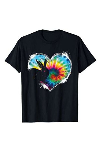 45 BPM Rabbit Lover Bunny Pet Bunnies Owner Men Tie Dye T-Shirt, 220g Pure Co...
