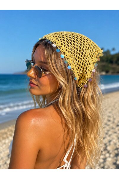 Generic Brand Women's Triangle Pinterest Model Bohemian Mesh Headband Bandana...