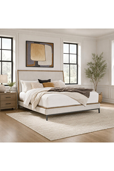 Ashley Furniture سرير تومتين كينج المبطن