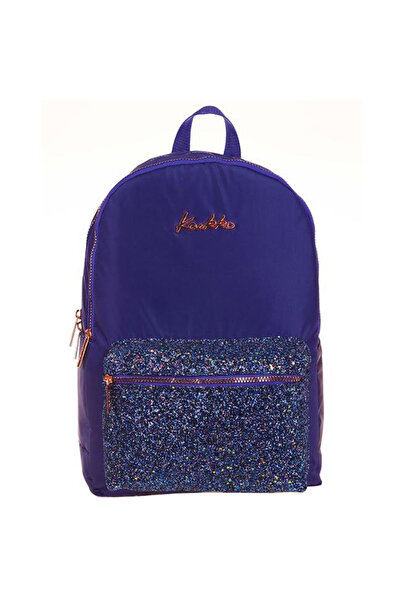 KAUKKO Backpack Bright Stone-Navy Blue K1648