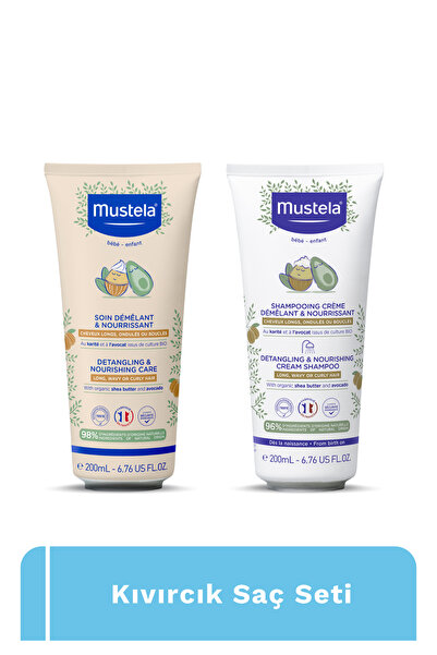 Mustela Kolay Tarama Saç Bakım Seti | Besleyici Şampuan 200 ml + Dolaşıklık K...