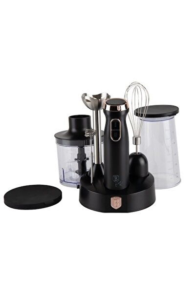 Berlinger Haus 6-in-1 Hand Blender Set, Black - Rose Gold - BH/9561