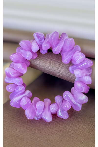 Dore Collection Imported Natural Stone Bracelet Flexible Elastic Broken Bone ...